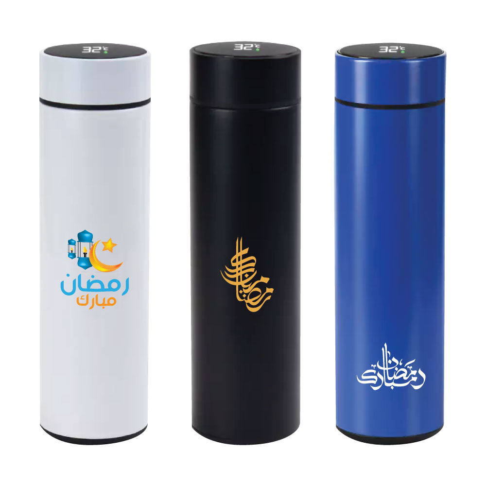 Double Wall Bottles with Temperature Display 500ml - Ramadan Gifts